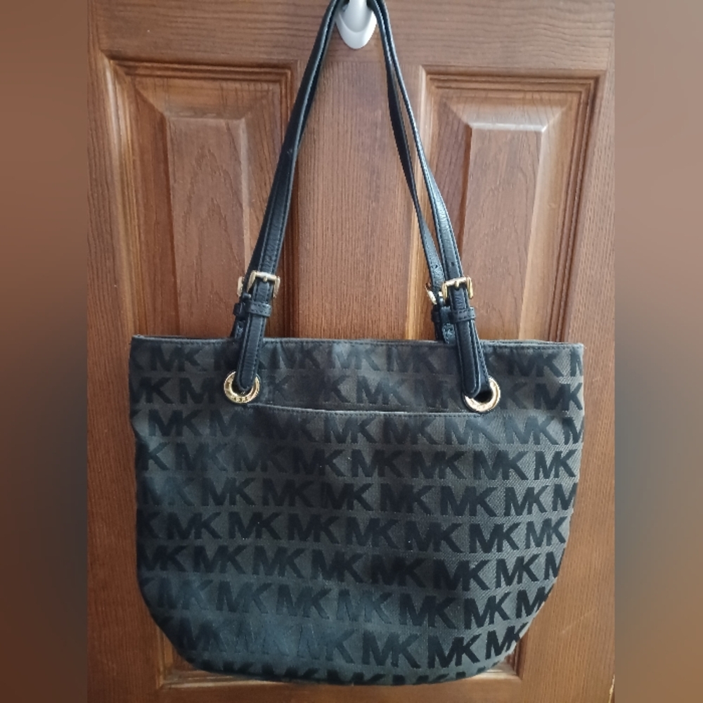 Michael Kors Black Monogram Tote